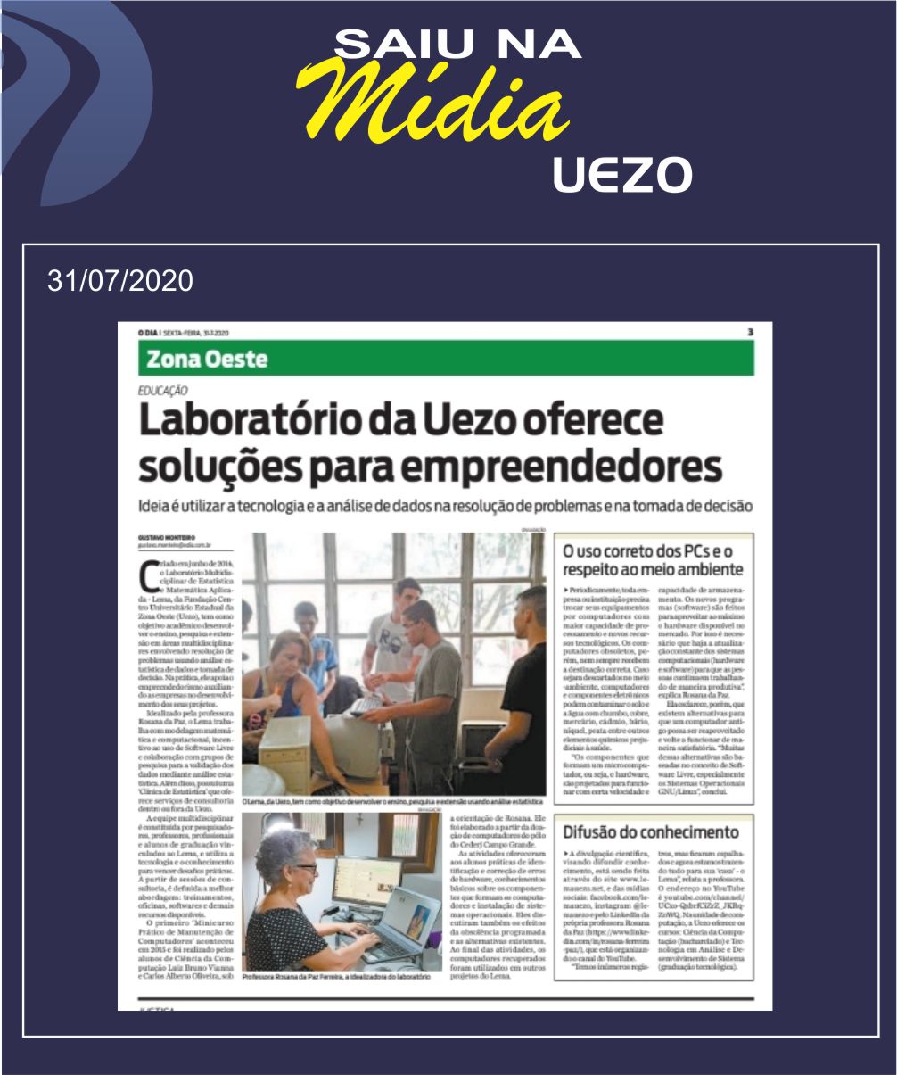 Laboratório da UEZO oferece soluções para empreendedores