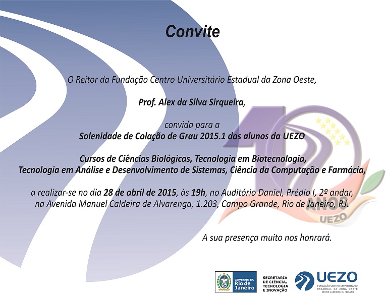 Convite de Cerimônia dia 28