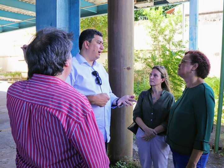 Visita do secretário da SECTI, Leonardo Rodrigues ao espaço situado no centro de Campo Grande.